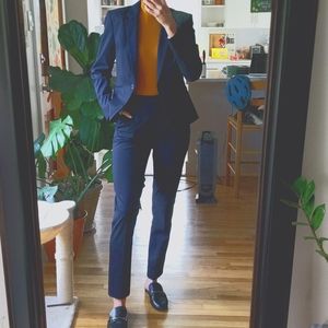 Women's Navy 2 Piece Suit
